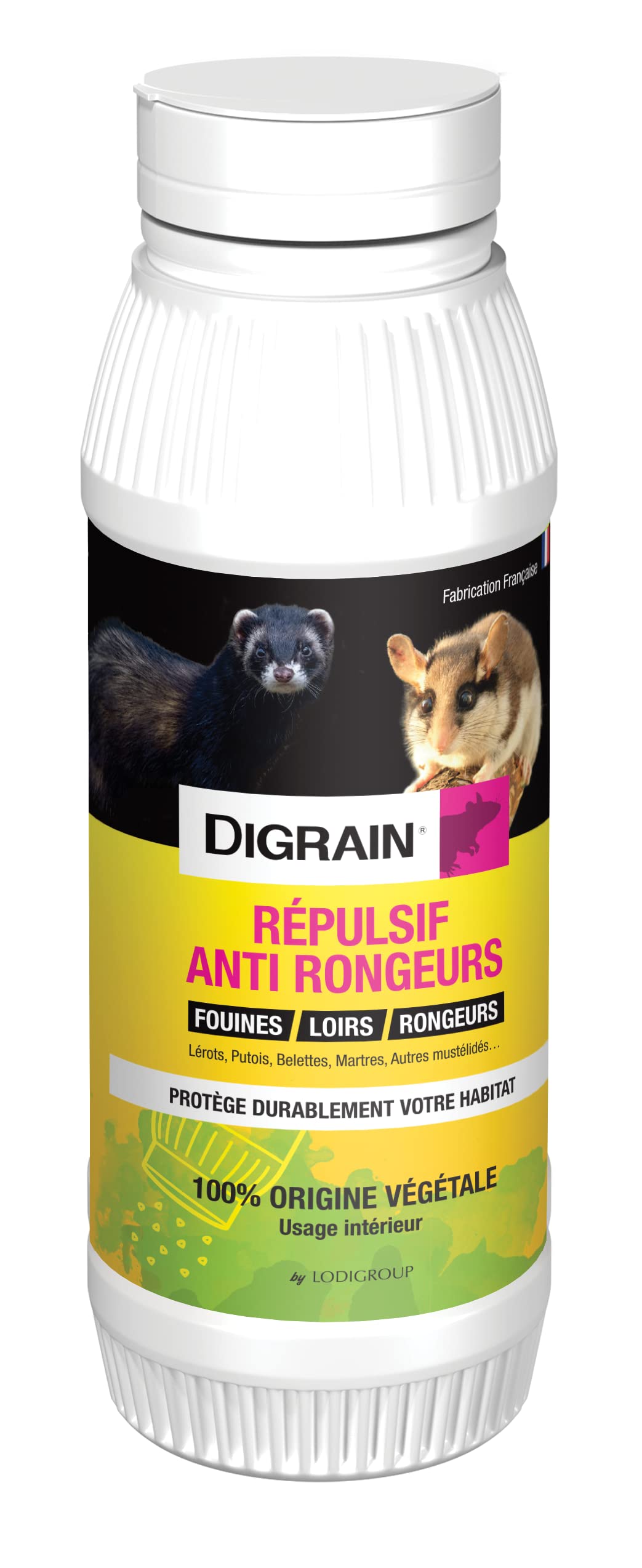 DIGRAIN – Répulsif anti-rongeurs (poudre 500 g)
