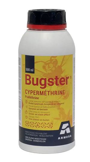 BUGSTER EC – Insecticide ultra Concentré- mouches et ténébrions -500 ml bugster EC