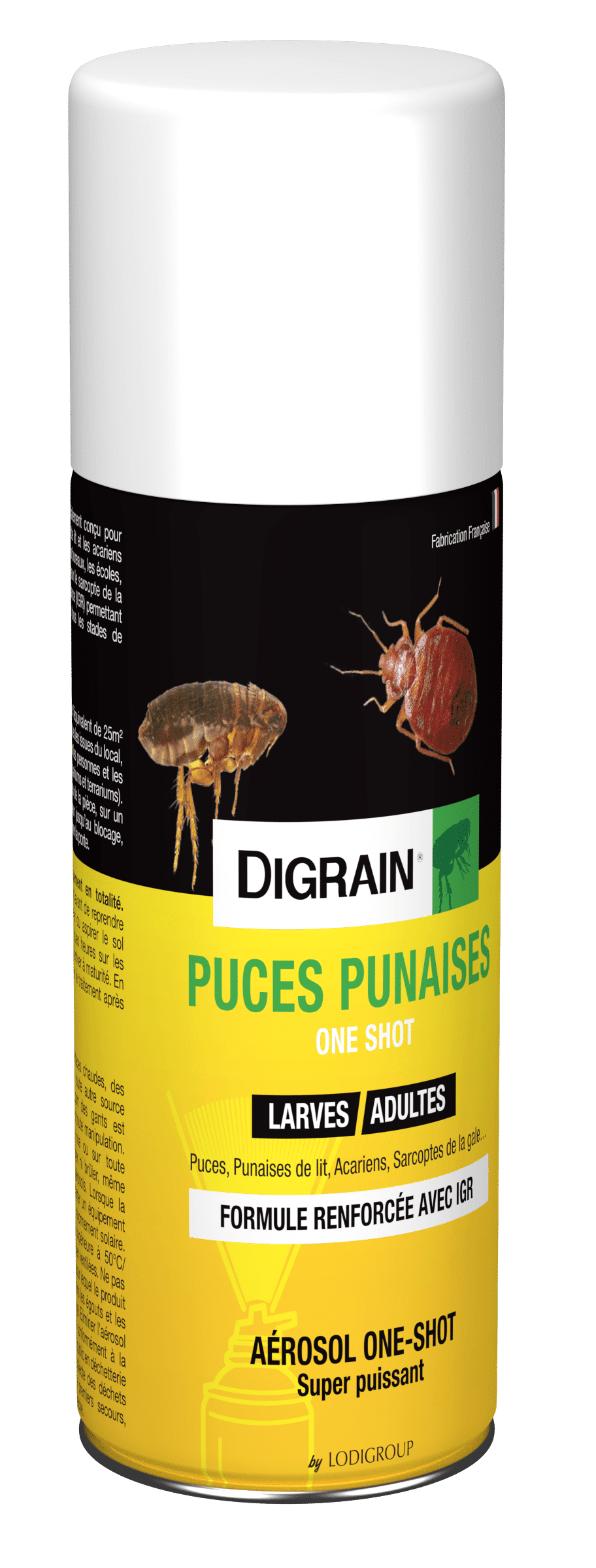 Digrain Renforcé Larves puces punaises one shot