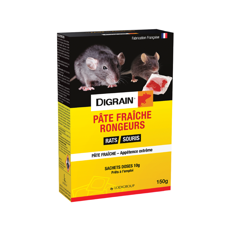 DIGRAIN Pâte fraîche Rongeurs – 150 g
