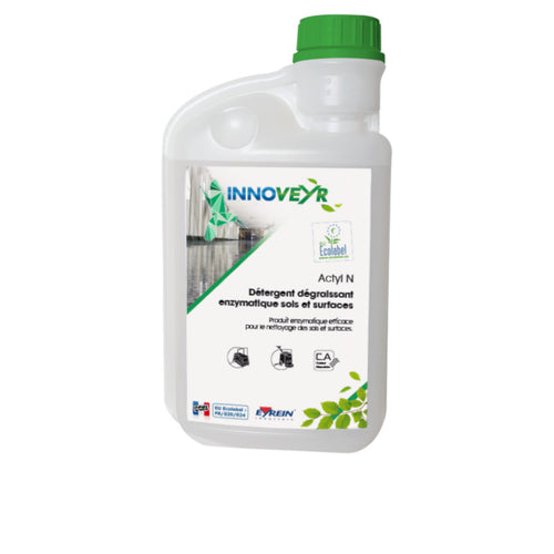 Actyl Surfaces – Flacon doseur 1L – Nettoyant désinfectant prêt à diluer