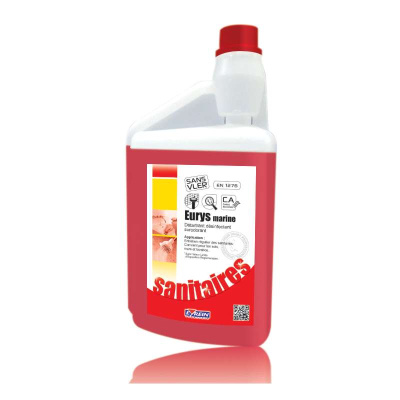 Eurys Marine – Détartrant Désinfectant Surodorant – Flacon doseur 1 L