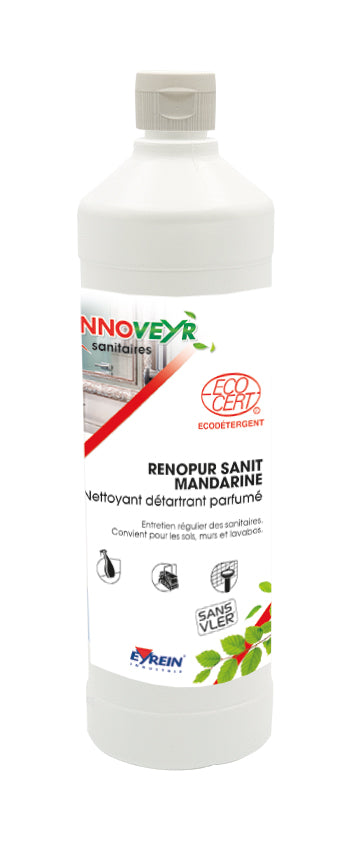 Eyrein Renopur Sanit Mandarine – Nettoyant désinfectant sanitaire parfumé
